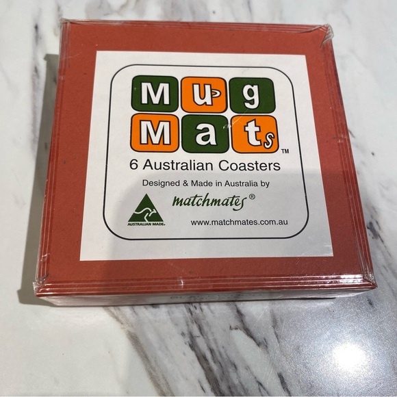 Vintage Coaster set  Mug Mats 6 Australian animal drink Coasters exotic wood - Picture 5 of 7